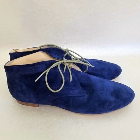 Steven by Steve Madden Blue Tobyy Suede Chukkas - Picture 2 of 5